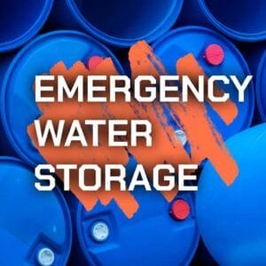Emergency Water Storage