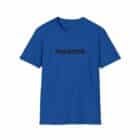 Failstate Softstyle T-Shirt in blue featuring "FAILSTATE" printed in black on the chest.